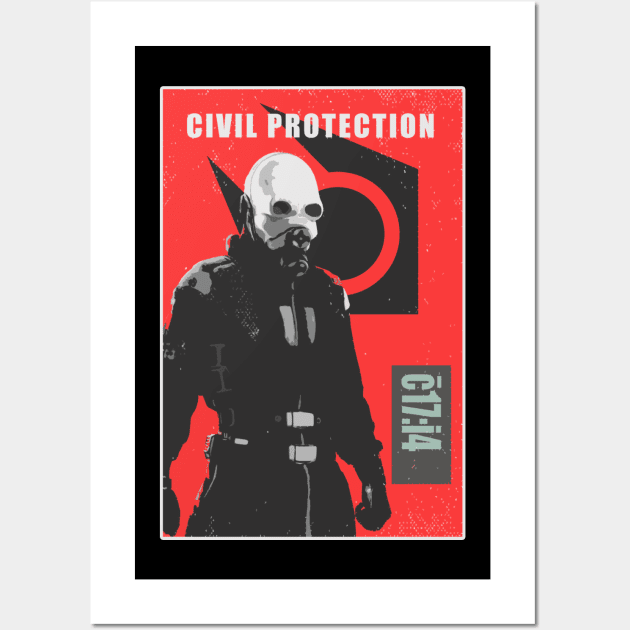 Hl2 : Civil Protection Wall Art by Lolebomb